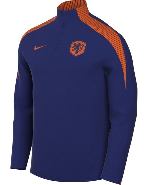 Nike Nederland Strike Trainingssweater in het Blue voor heren