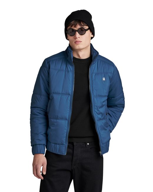 G-Star RAW Blue G-tar Padded Quited Jacket An for men