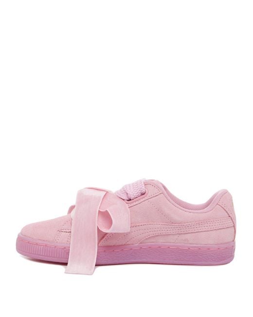 PUMA Suede Heart Safari Low-top Sneakers in Pink - Save 66% - Lyst