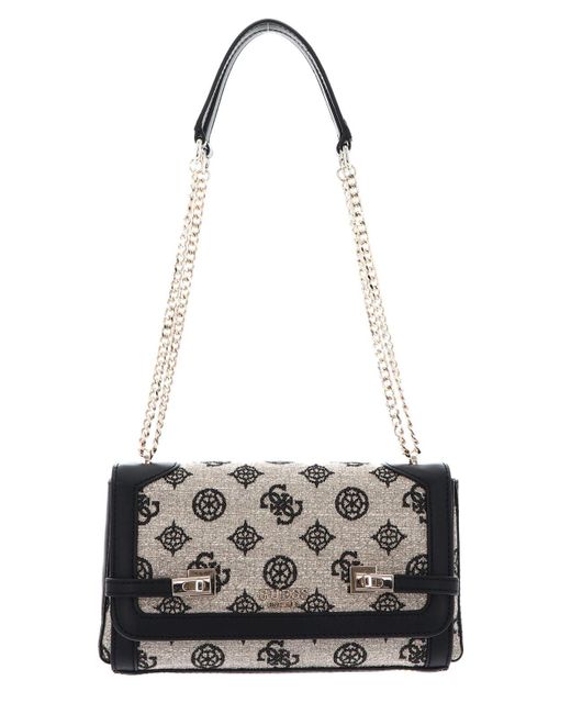 Guess Loralee Convertible Xbody Flap Black Logo