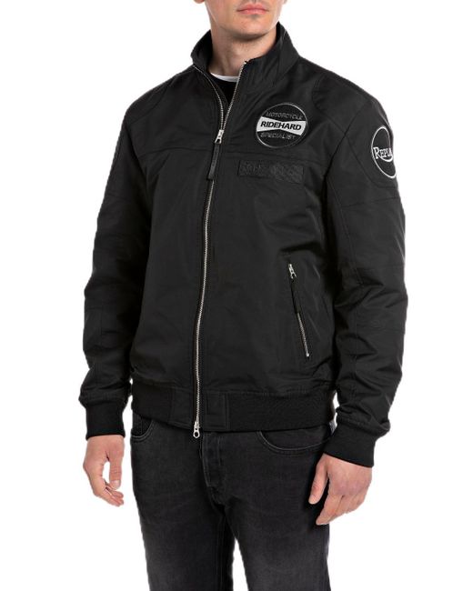 M8384 Giacca di Replay in Black da Uomo