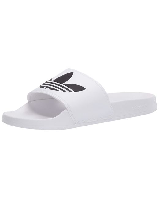 Adidas Adilette Lite Footwear White/core Black/footwear White 5 for men