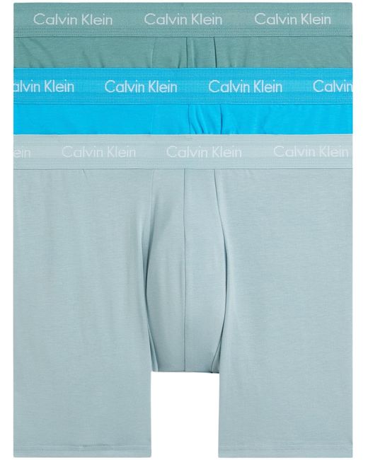 Calvin Klein Multicolor Pack Of 3 Black White And Heather S Boxer Briefsunderwear for men