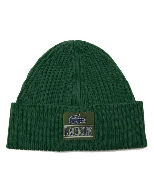 Lacoste Green Rb1783 Beanie
