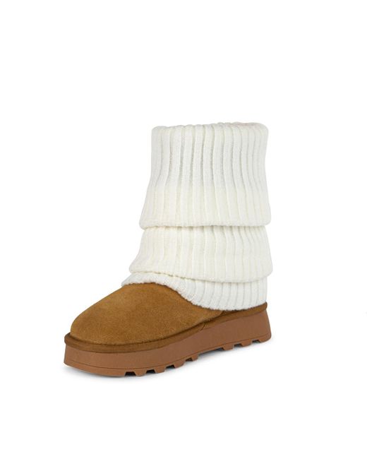 Steve Madden Natural Alida Ankle Boot