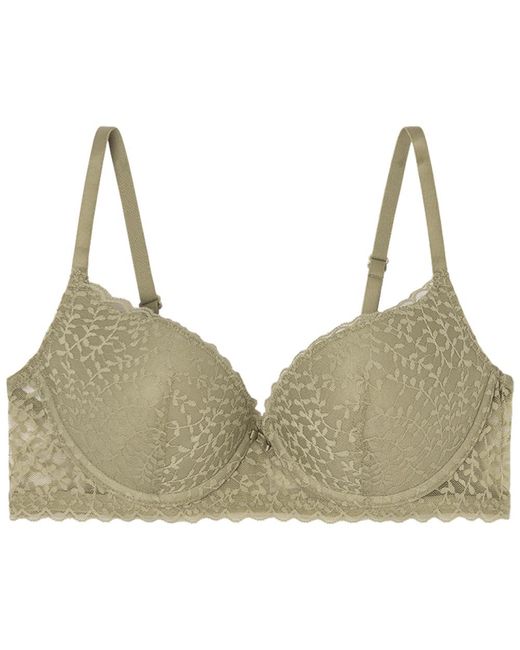Helankas 1 Gorgeous Sujetador Push up Encaje Kaki Claro Women'secret de color Green