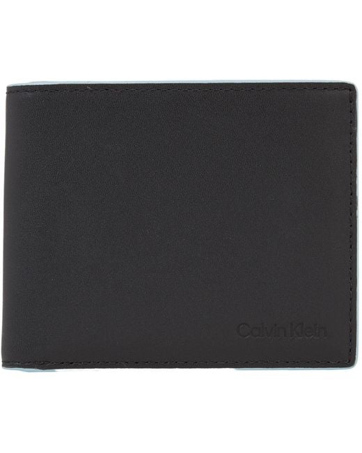 Calvin Klein Black Edge Bifold 5cc Wallets