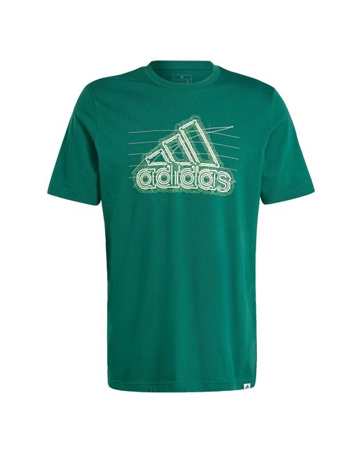 T- Shirt Graphique Growth Badge Adidas pour homme en coloris Green