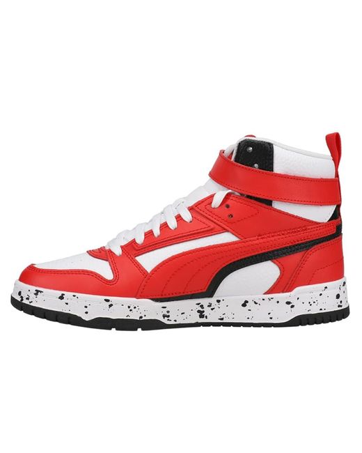 PUMA Red Rbd Game Varsity Patch Sneaker for men