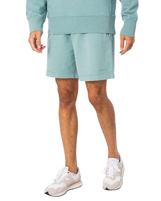 Superdry Blue Running Shorts Sweatshirt for men