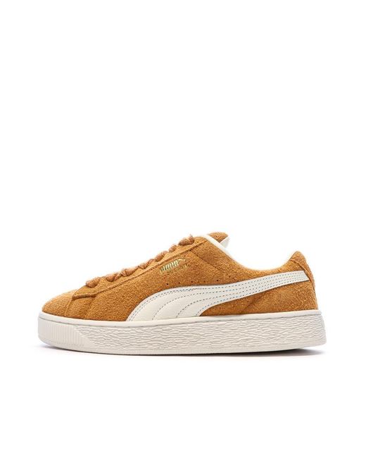 Baskets Jaune/Blanche Suede XL Hairy PUMA pour homme en coloris Brown