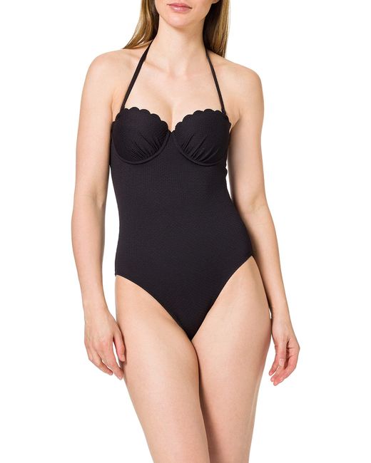 Esprit Synthetik Bodywear Barritt Beach Padded Balconet Swimsuit Badeanzug  in Schwarz - Sparen Sie 46% - Lyst