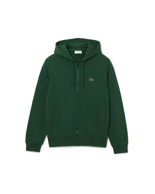 Lacoste S Croc Zip Front Hoodie Green Xl for Men Lyst UK