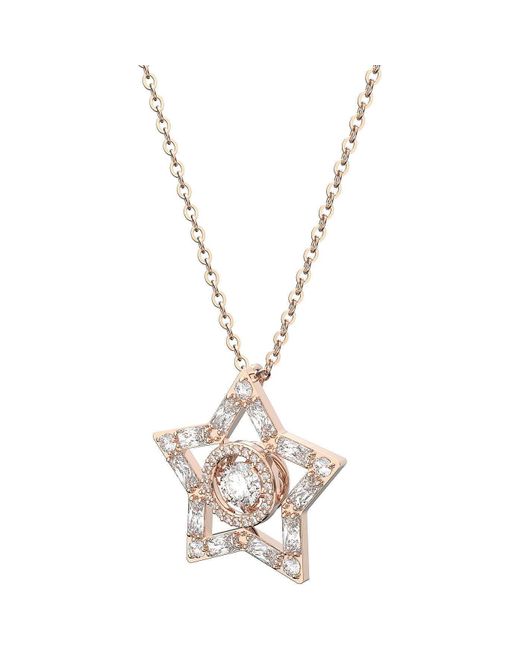 Pendente Stella Stella di Swarovski in Metallic