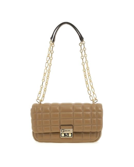 LG Conv Chain Shldr Michael Kors de color Natural