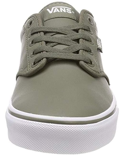Vans Atwood Synthetic Leather Low-top Sneakers in Green for Men - Lyst Vans Atwood Synthetic Leather Low-top Sneakers in Green for Men - Lyst
