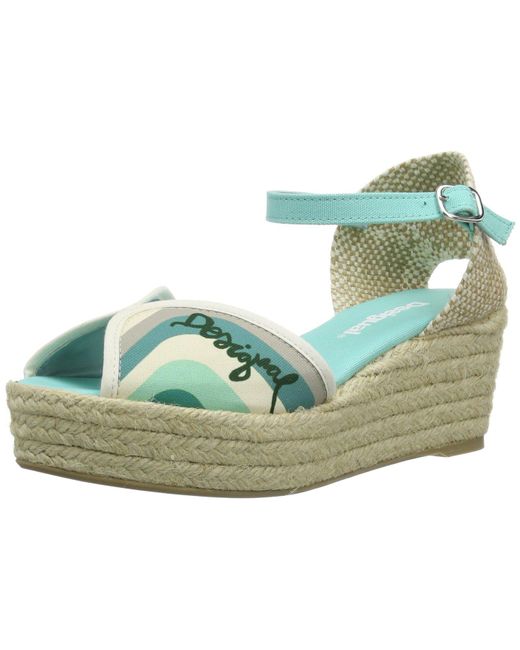 Desigual Esparto Bloque Medio 6 41ss237411640 Sandalen in het Green