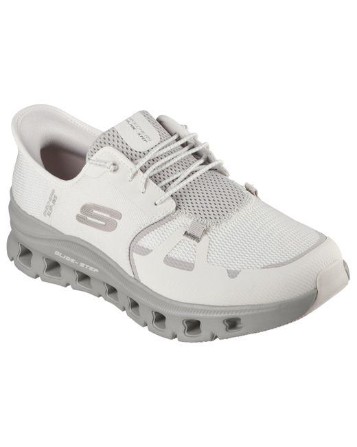 Skechers White Glide-Step Pro Hands Free Slip-In Shoes 6.5 D for men