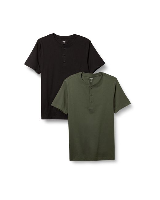 Amazon Essentials Slim-fit Shirt Met Korte Mouwen in het Green voor heren