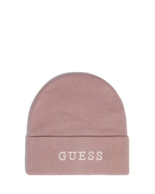 Guess Pink Beanie Tau Medium