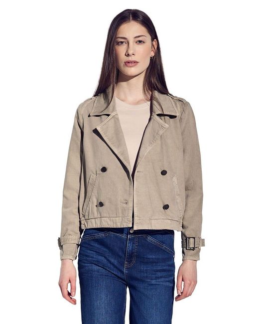 Street One A212561 Denim Trench Jacke in Blau Lyst DE