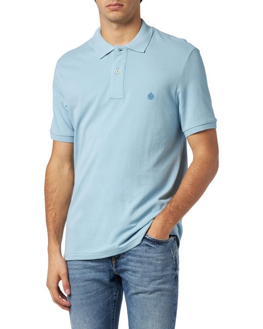 Springfield Poloshirt Regular Fit in het Blue voor heren