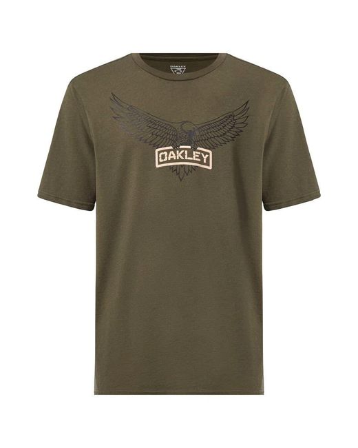 Oakley Green Si Eagle Tab Tee