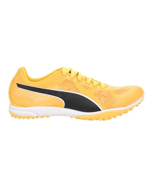 PUMA Yellow Mens Evospeed Haraka 8 & Field Track/field Sneakers Shoes Cleated - Orange, Orange, 11 for men