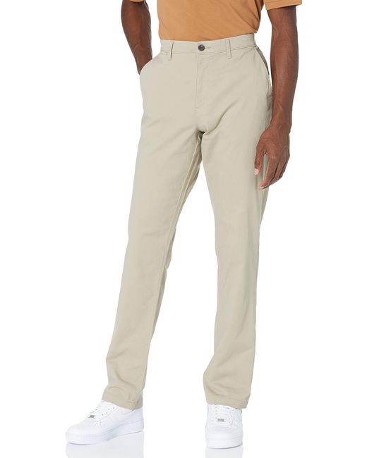 Pantalon Chino Extensible Amazon Essentials pour homme en coloris Natural