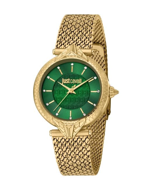 Esprit Green Analog Quartz Watch With Stainless Steel Strap Jc1l237m0065 for men