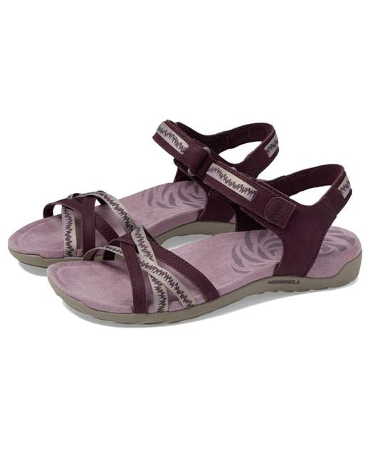 Merrell Purple Terran 3 Cush Cross Sandal