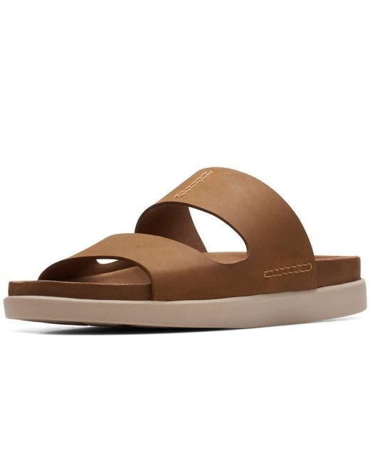 Clarks Brown Sunder Coast Sandals for men
