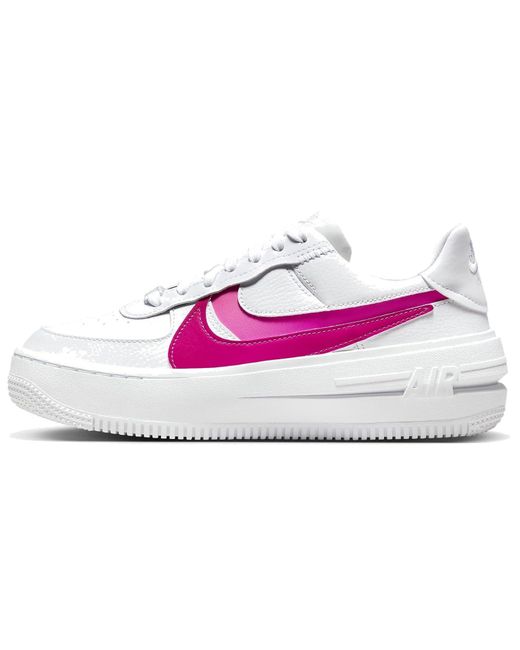 Nike Pink Air Force 1 PLT.AF.ORM Sneaker Sneaker Fashion Schuhe