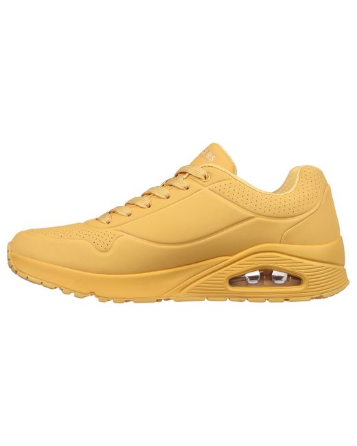 Skechers Yellow Uno Stand On Air Trainers for men