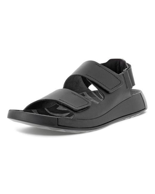 Ecco Black 2nd Cozmo M Flat Sandal for men