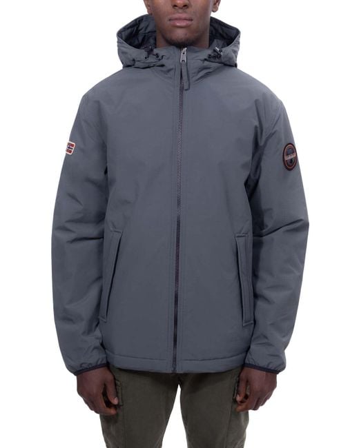 Napapijri Gray Alther Jacket for men
