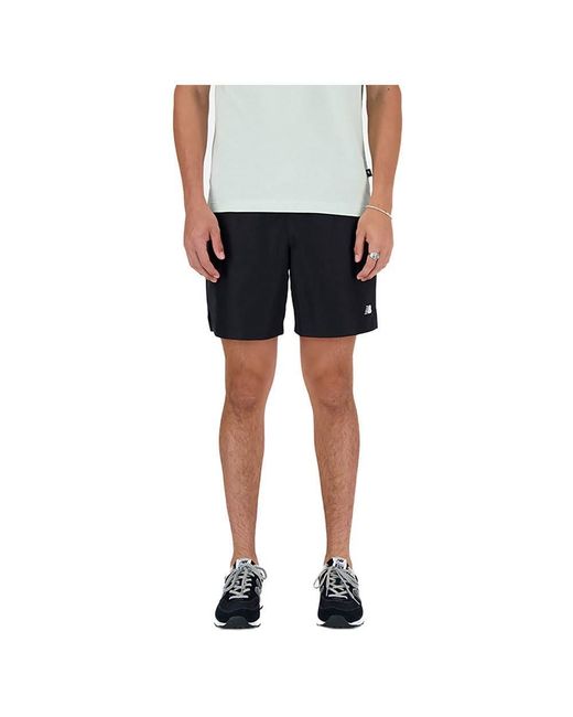 Pantaloncini Sportivi da Uomo Essentials Short 7 MS41501 Nero di New Balance in Black da Uomo