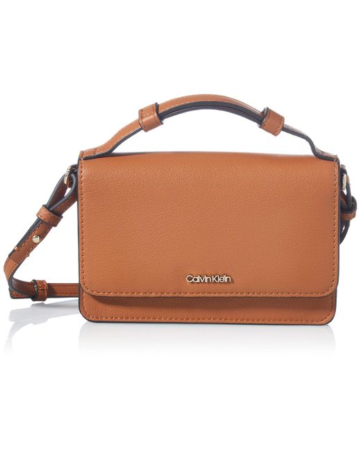 Calvin Klein Brown Ck Must Flap Mini Bag W/Wallet Sonstige SLG