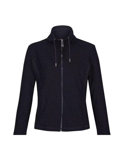 Regatta Blue S/ladies Kizmitt Marl Full Zip Fleece Jacket
