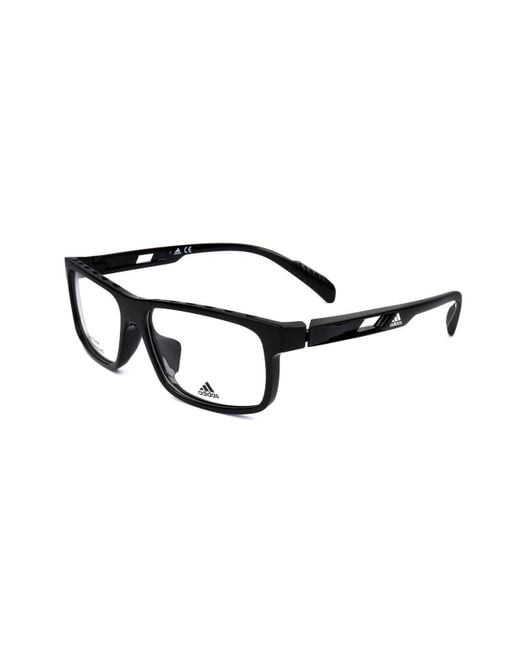 Adidas Sport Sp5003-f 001 Shiny Black 59/15/145 Man Eyewear Frame for men