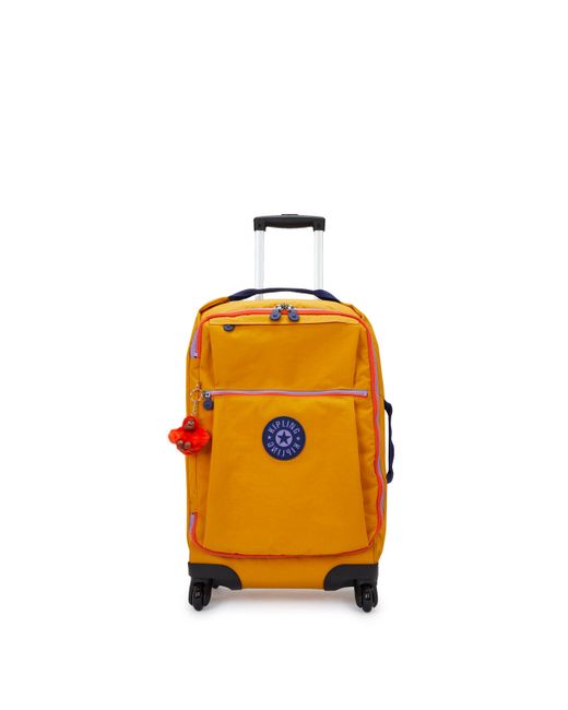 Kipling Orange Darcey Large 29-inch Softside Checked Rolling Luggage