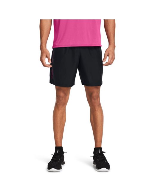 Under Armour Blue S Woven Wdmk Shorts Black/astro Pink Xxl for men