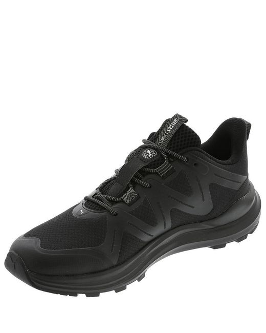 PUMA Black Reflect Lite Trail Running Shoe Sneaker for men