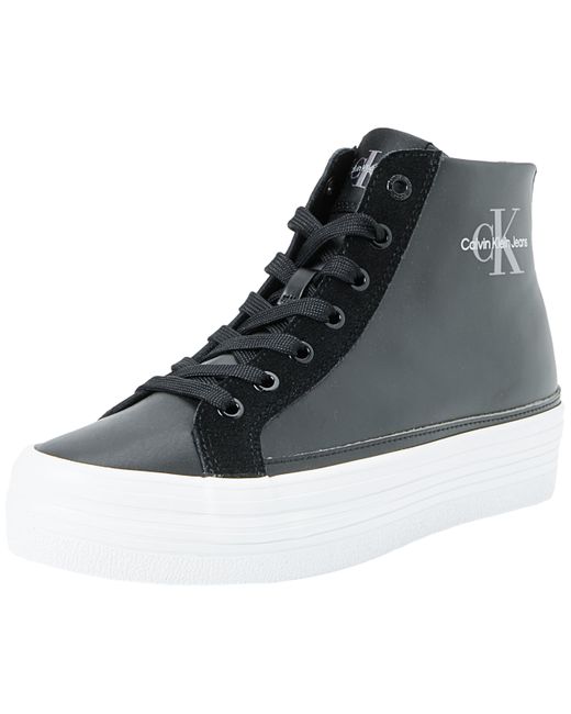 Calvin Klein Black Vulcanized Sneaker Flat Schuhe