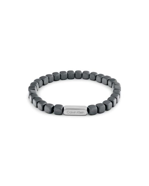 Perles grises Calvin Klein pour homme en coloris Metallic