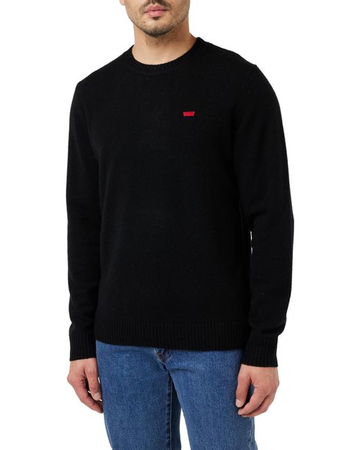 Levi's Black Original Housemark Sweater Sweatshirt for men