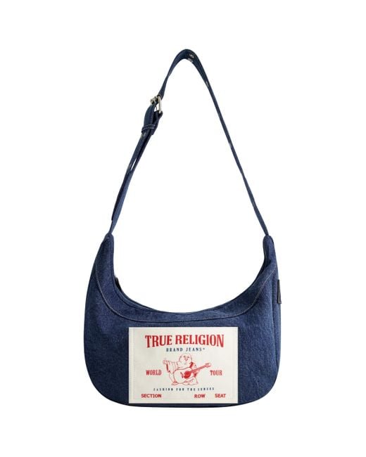 True Religion Blue Shoulder Bag Purse