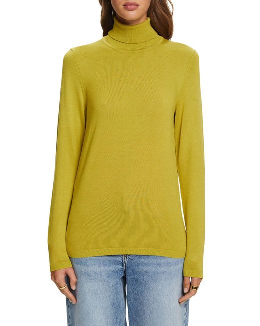 Esprit Yellow 093cc1i321 Sweater