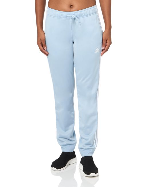 Adidas Blue Essentials Warm-up Slim Tapered 3-stripes Track Pants