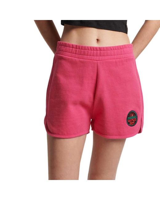 Superdry Pink Vintage Cali Shorts